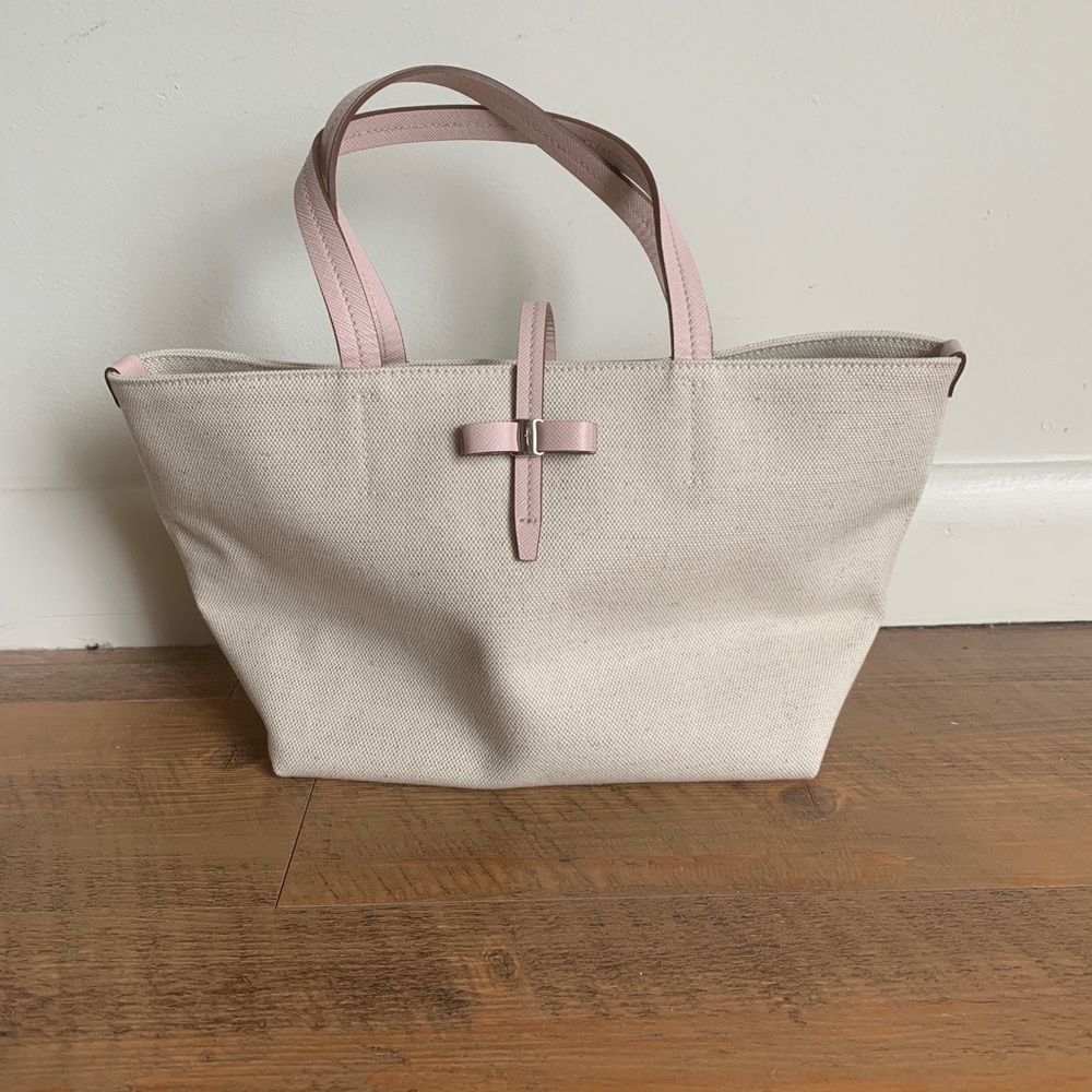 NWT Salvatore Ferragamo canvas tote